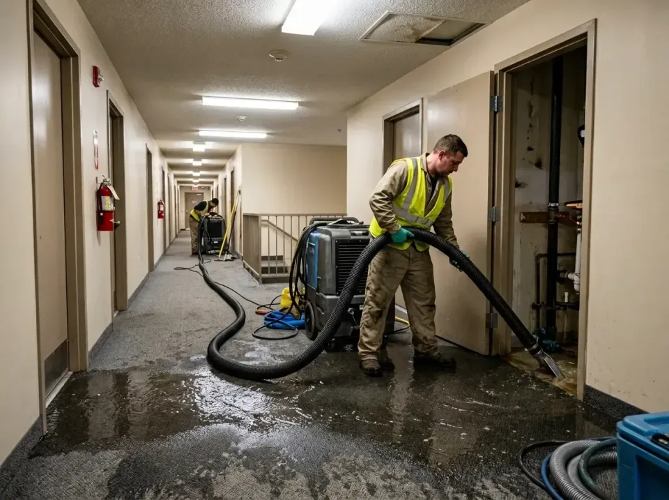 multi-unit-apartment-hallway-f-005 — frequently asked questions, Emergency Burst Pipe Water Extraction & Removal in Ossian,…